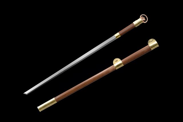 Dragon Sparrow Hidden Hilt Dao — Realizzato da LK Chen