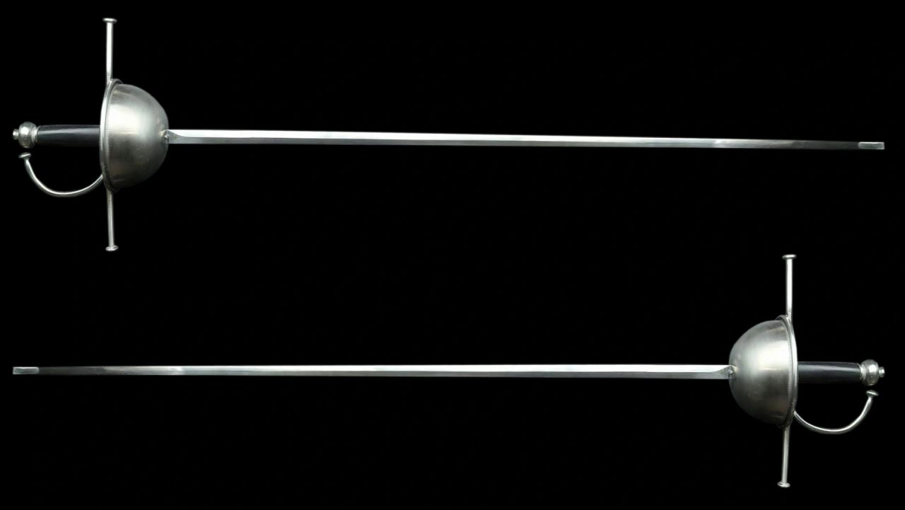 Sparring Cup-Hilt Rapier Pair — Realizzato da LK Chen
