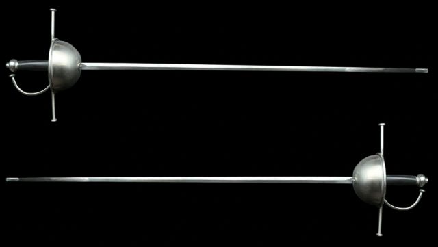 Sparring Cup-Hilt Rapier Pair — Realizzato da LK Chen